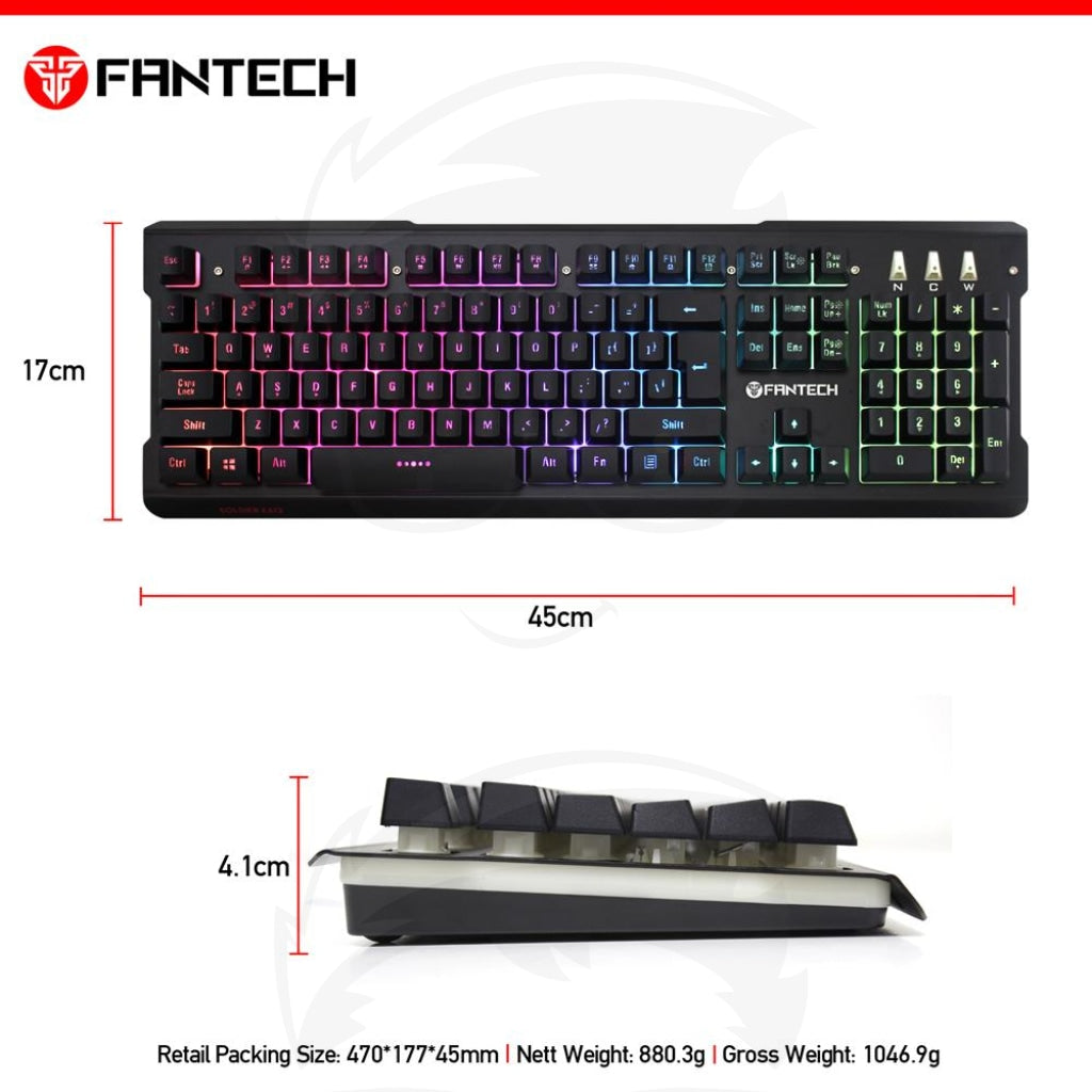 Fantech K612 Soldier Rgb Gaming Keyboard Fantech K612 Soldier Rgb Gaming Keyboard